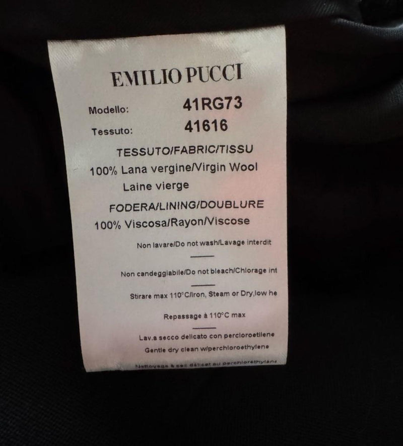 Pucci Black Tuxedo Shortsuit