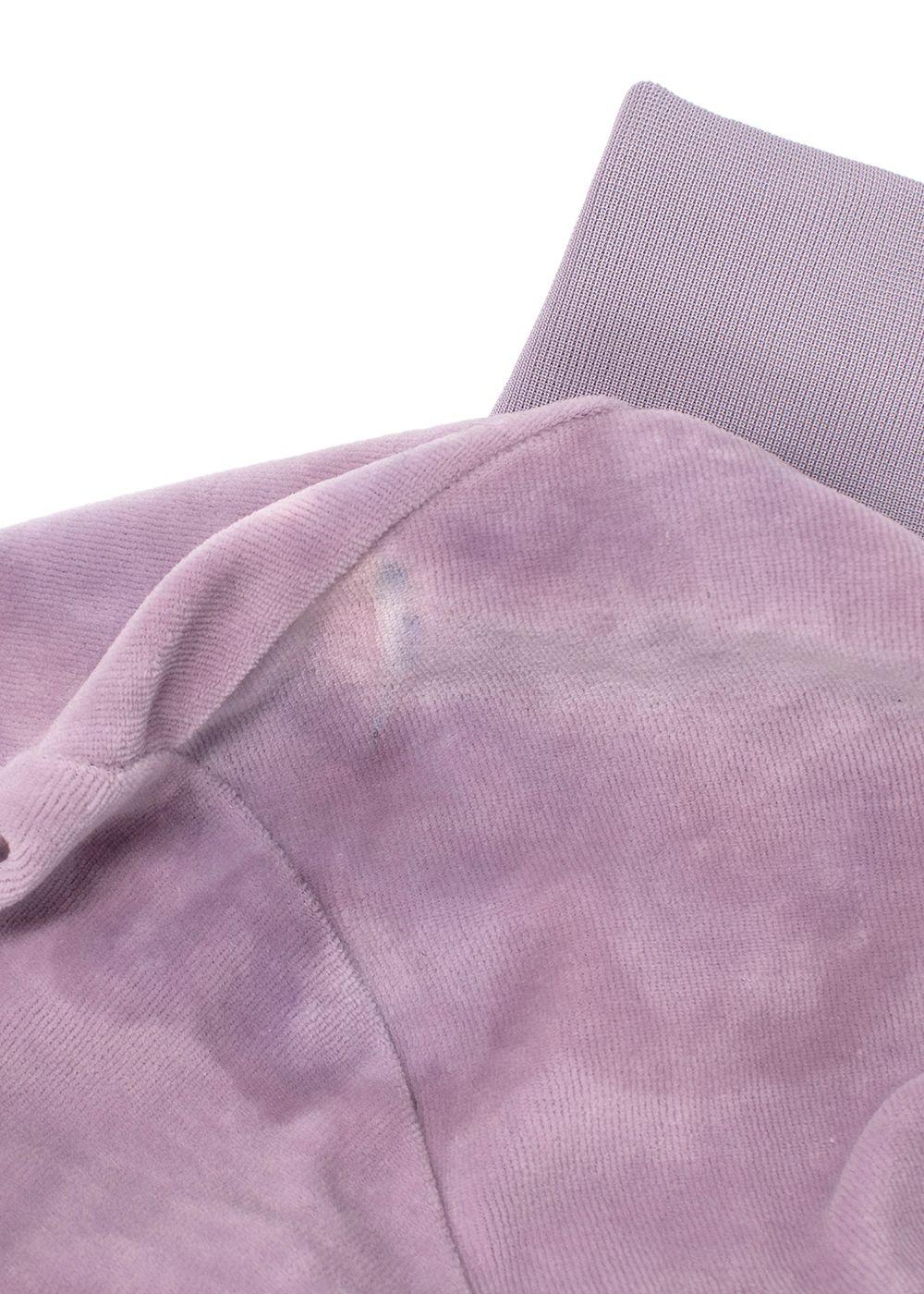 Palm Angels Lilac Chenille Track Jacket