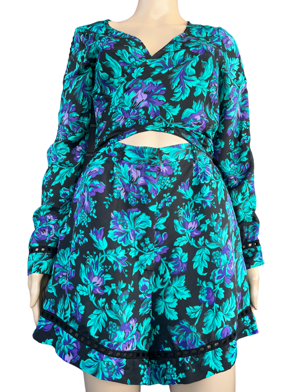 Zimmermann Multicoloured Silk Playsuit