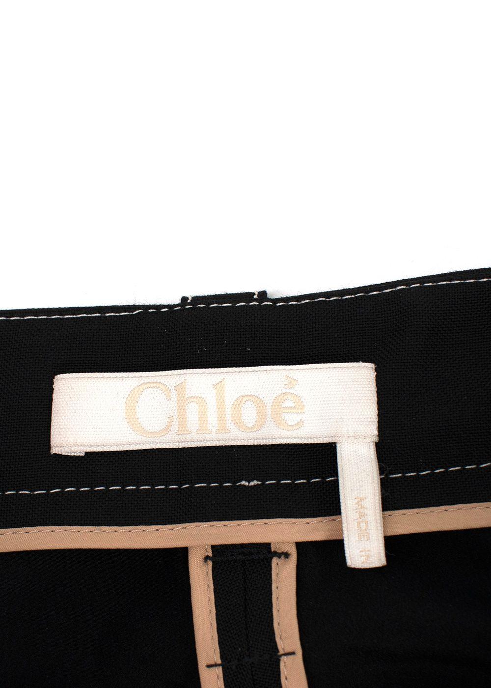 Chloe Contrast-stitch Capri Pants
