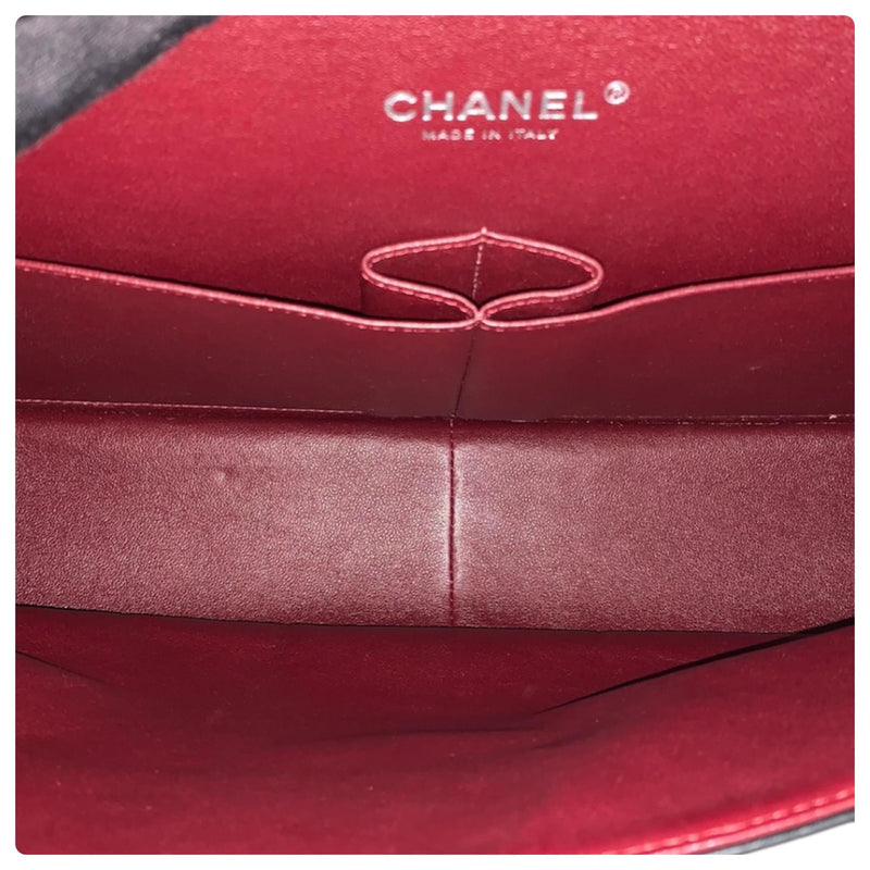 Chanel Black Lambskin Maxi Double Flap Bag