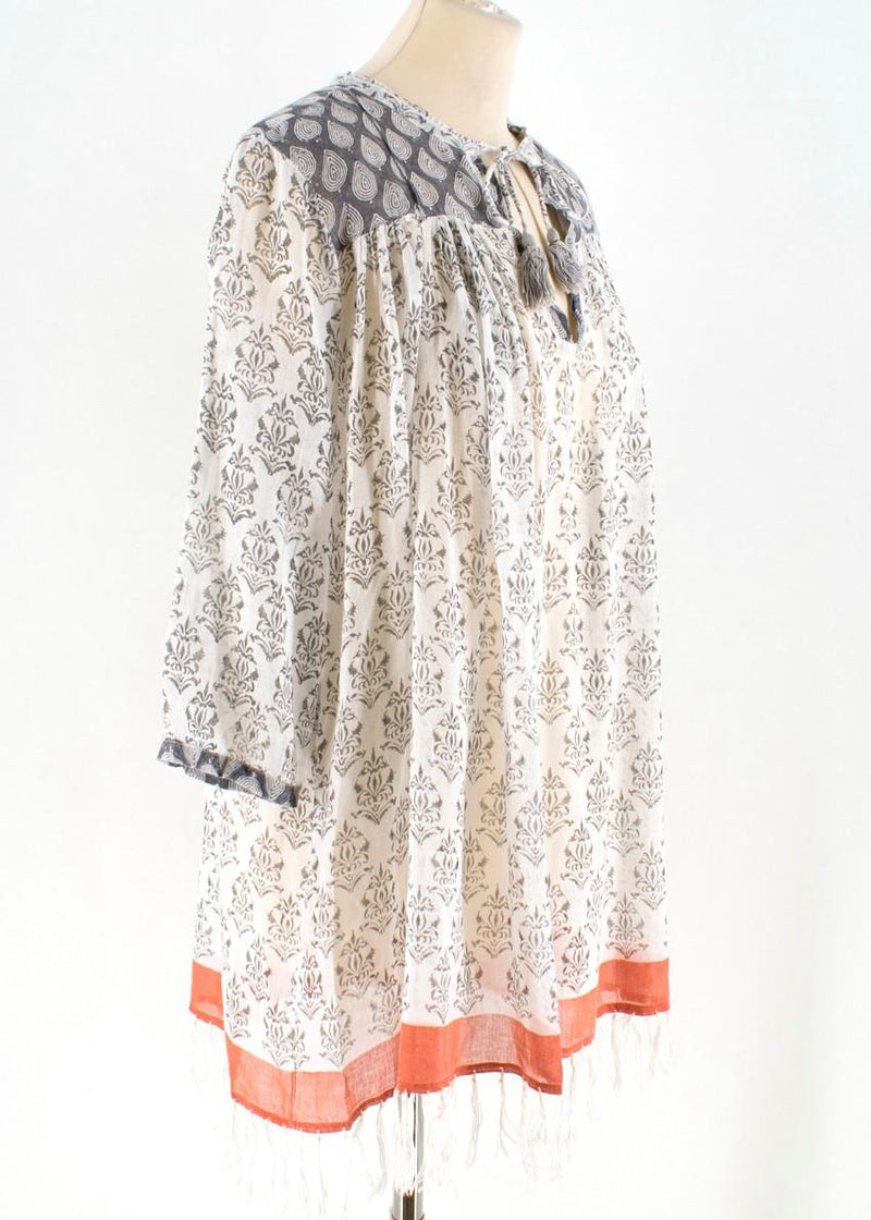 Roberta Roller Rabbit ornate-print cotton tunic