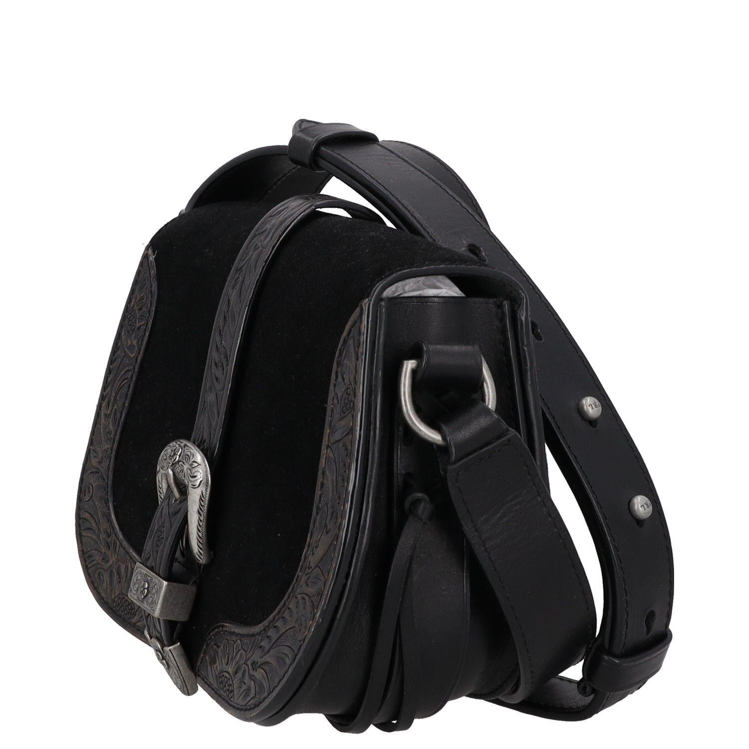 Polo Ralph Lauren Buckled Saddle Crossbody Bag