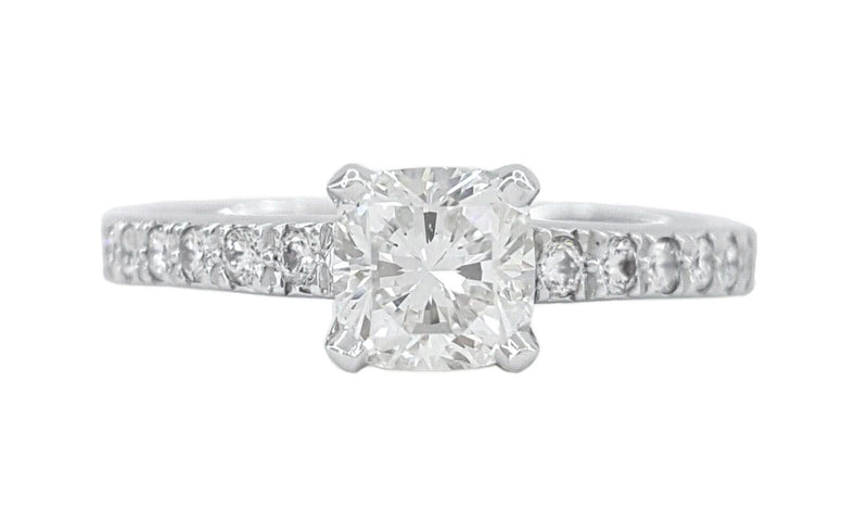 Verde 1ct IGI Certified Lab-grown Cushion Cut Diamond Ring