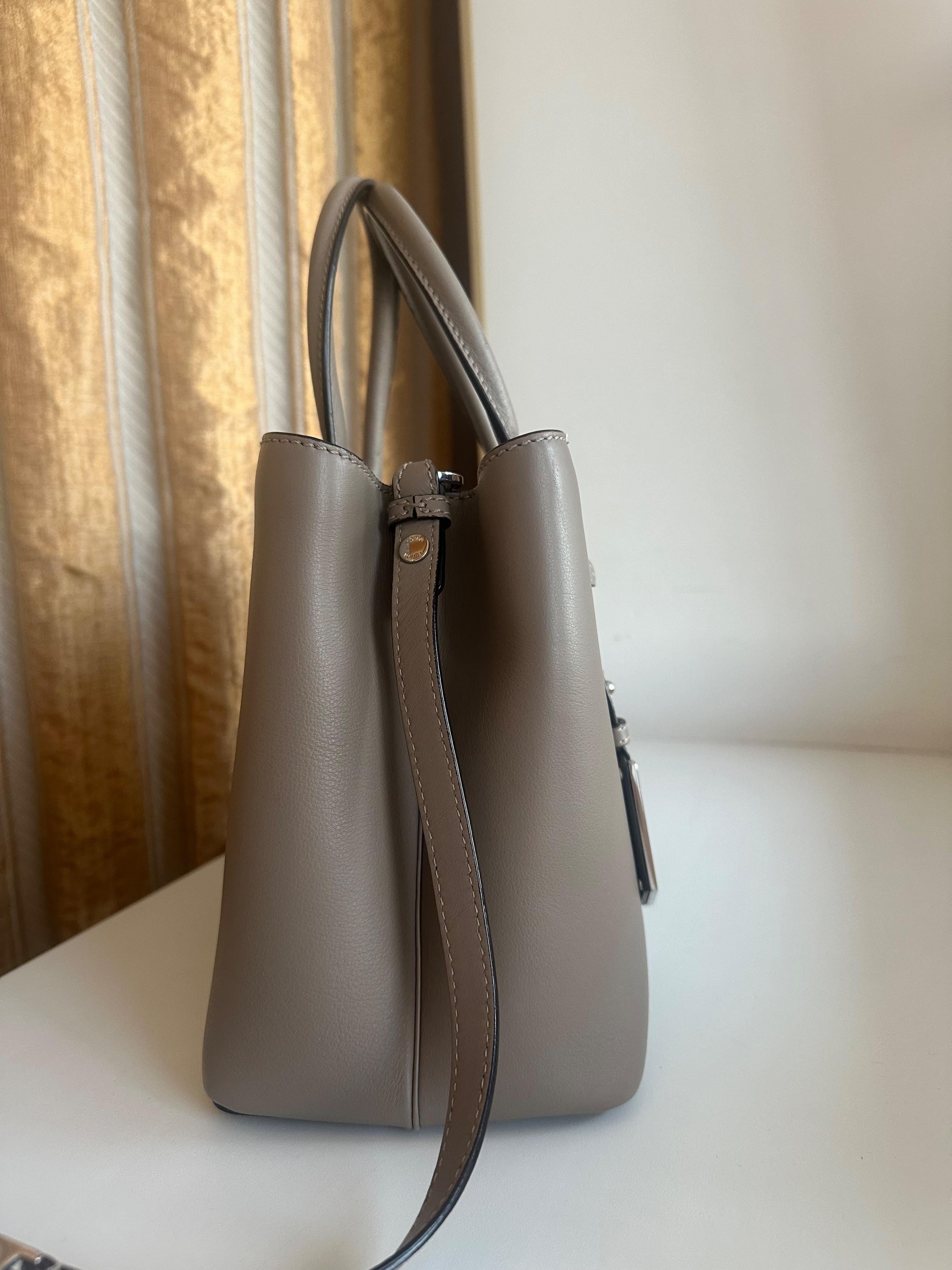 Fendi Grey 2jours Tote Bag