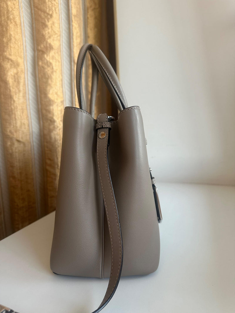 Fendi Grey 2jours Tote Bag