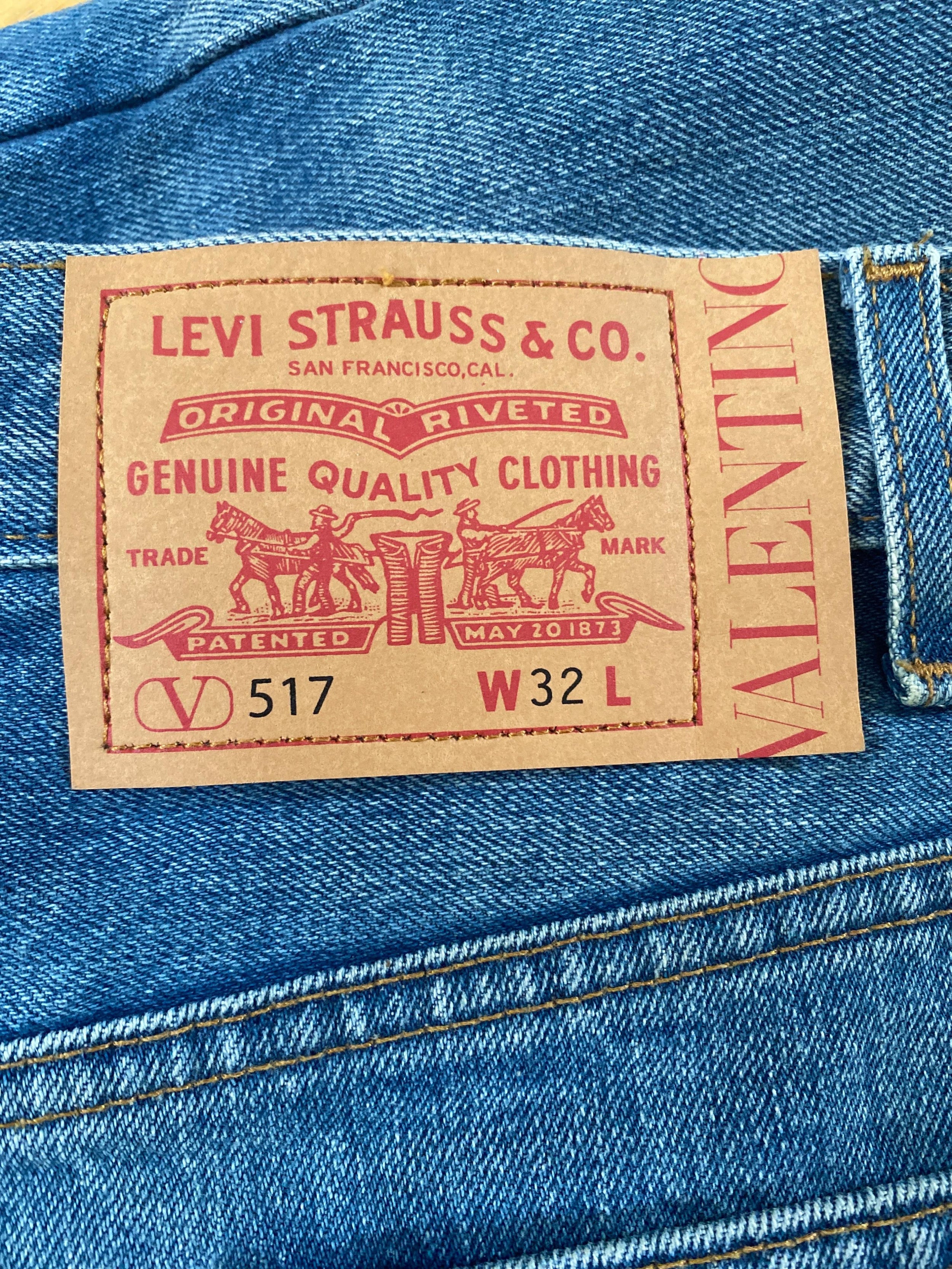 Valentino Garavani x Levi's Sold-out 517 Bootcut Jeans