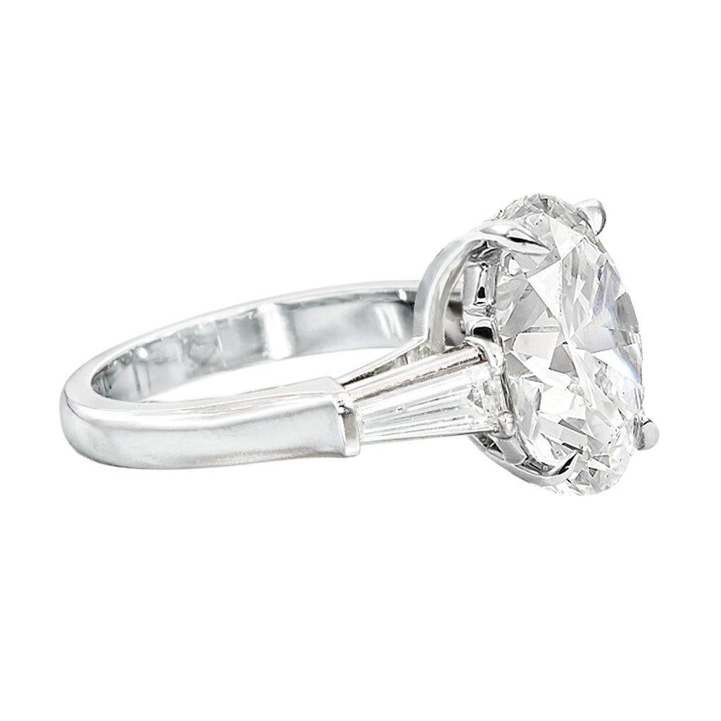 Verde 3ct IGI Certified Lab Grown Round Brilliant Cut Diamond Ring