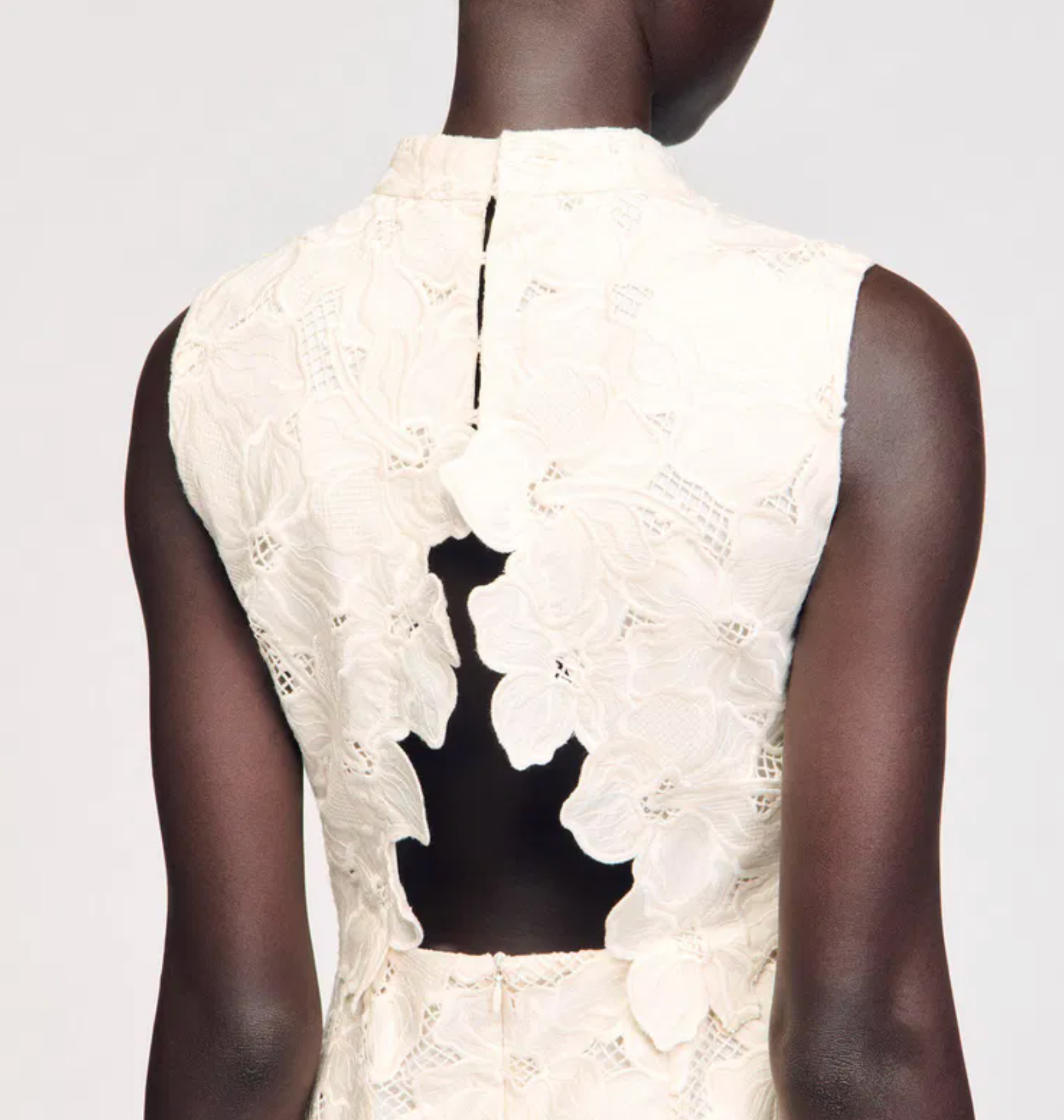 Sandro Guipure Lace Mini Dress