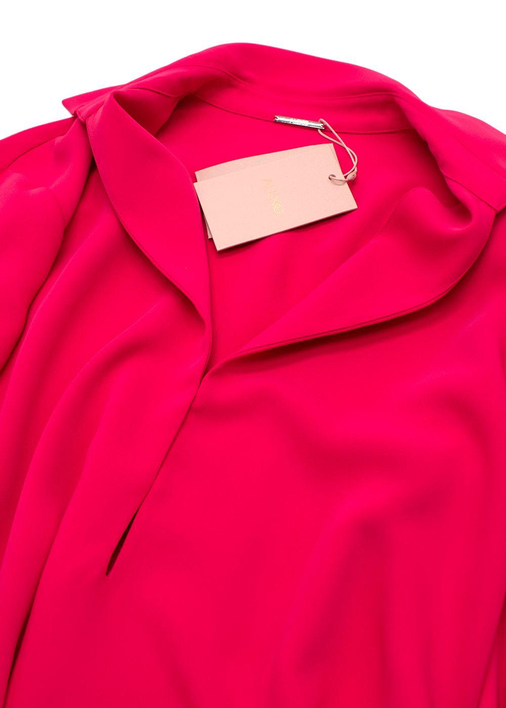 Alexis Cerise Cire Long Sleeve Top