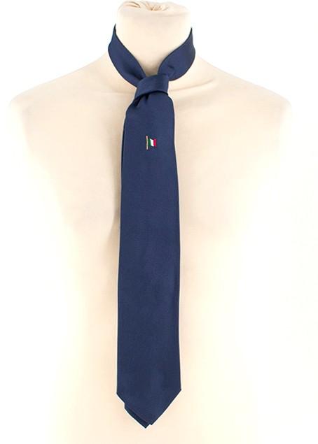 Eddy Monetti Navy Silk Tie