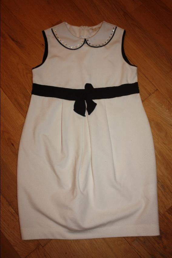 Monnalisa Chic Girl's White Embellished Dress