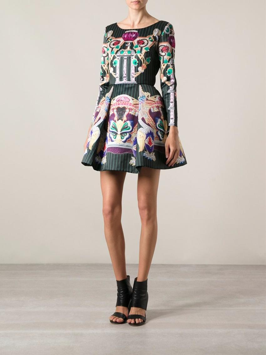 Mary Katrantzou Copelia printed puff dress