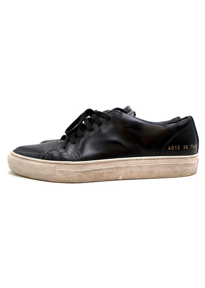 Black Leather Original Achilles Sneakers