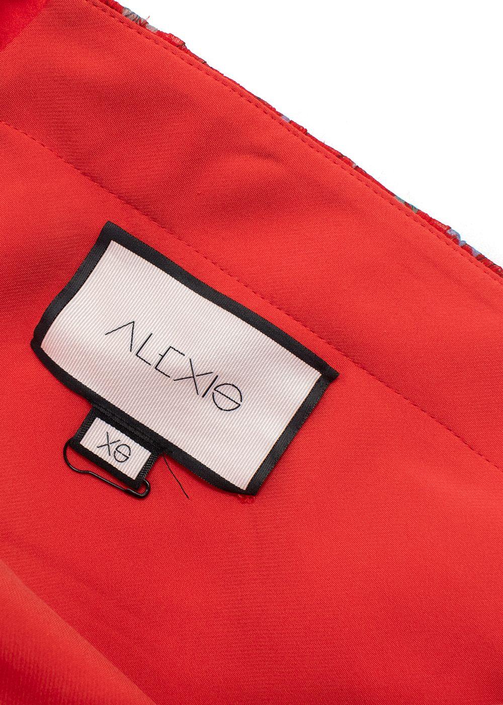 Alexis Pleated One-Shoulder Floral Dress