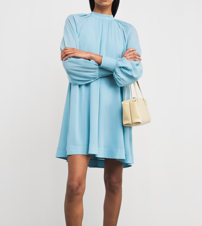 Alice+Olivia Taffeta Gracen Mini Dress