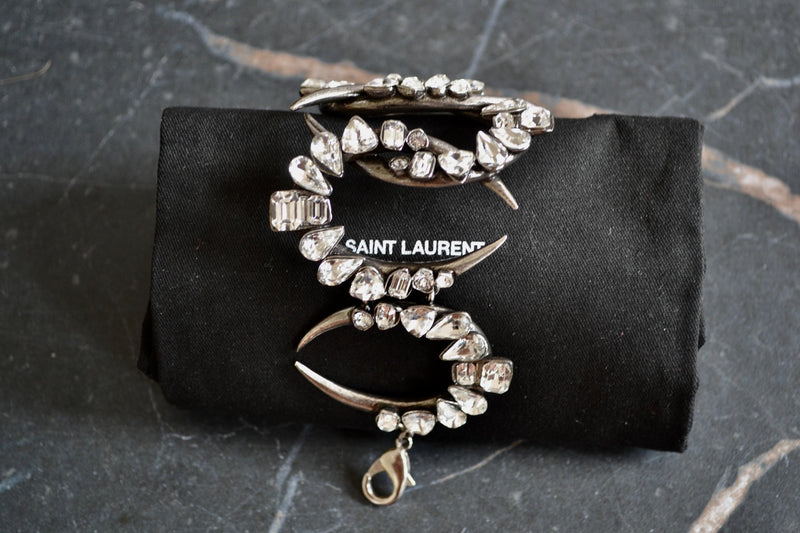 Saint Laurent Crystal Cuff Smoking Collection