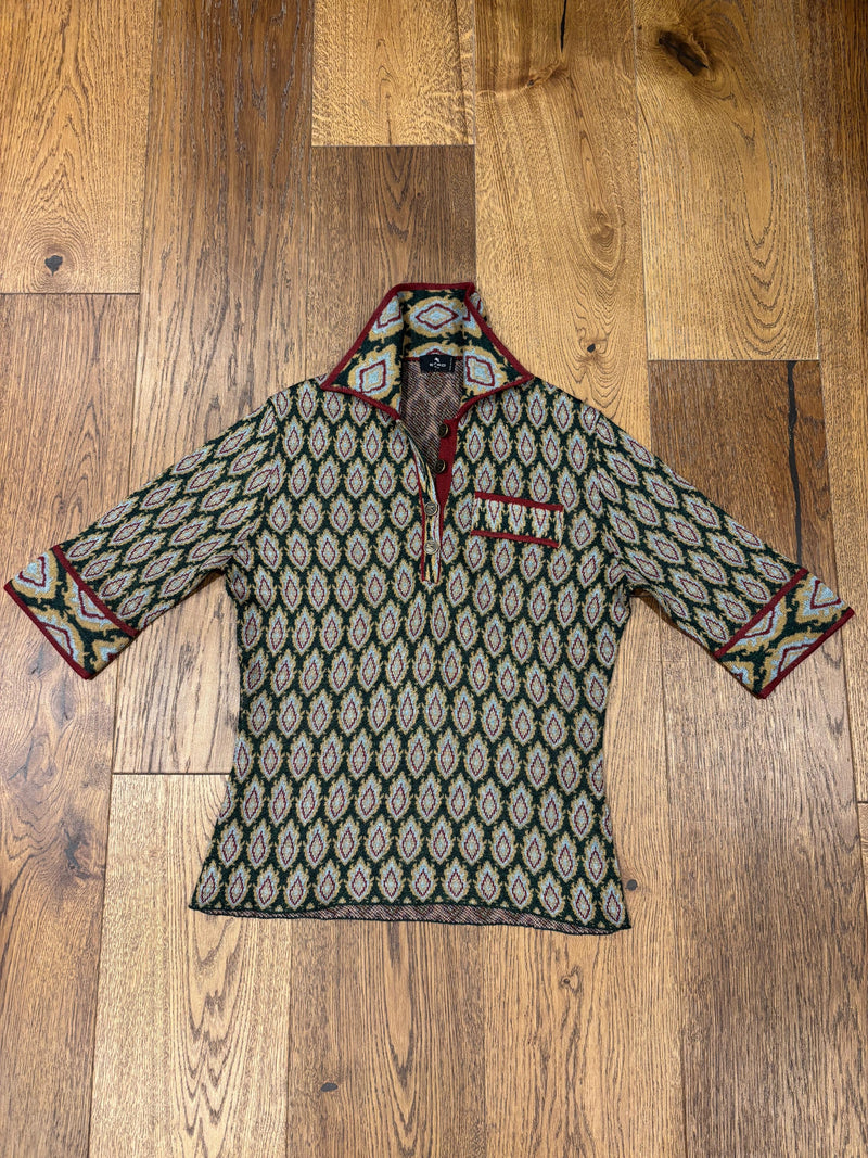 Etro Printed Polo Shirt