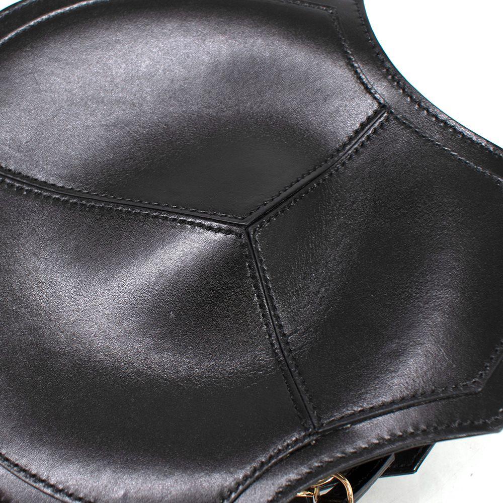 Braccialini Black Tema Panther Leather Bag