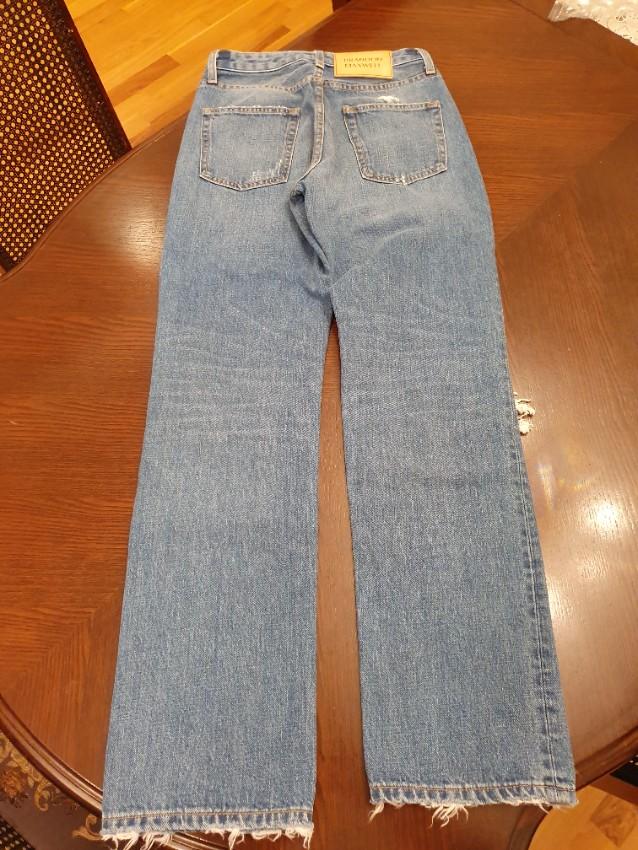 Brandon Maxwell distressed boyfriend jeans