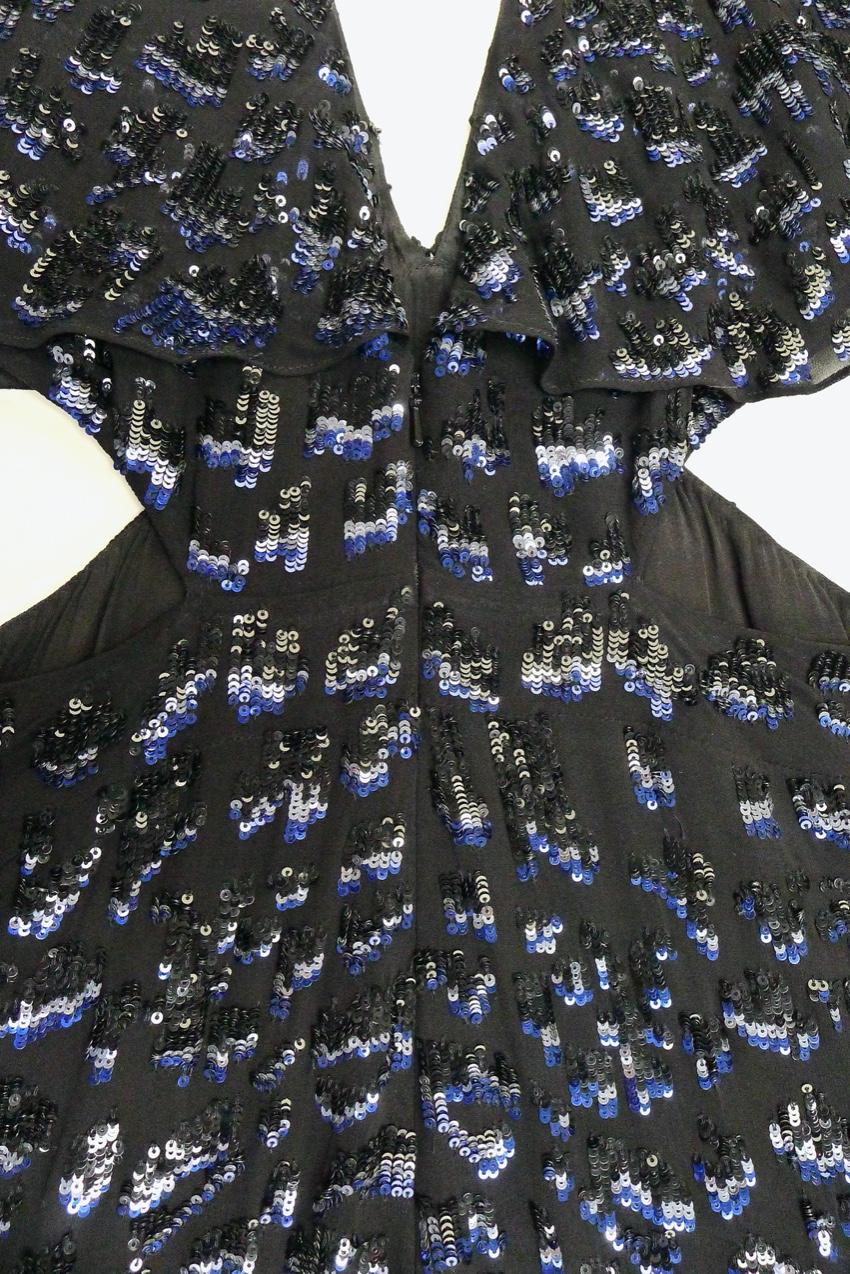Temperley Celestial Black Embellished Jumpsuit