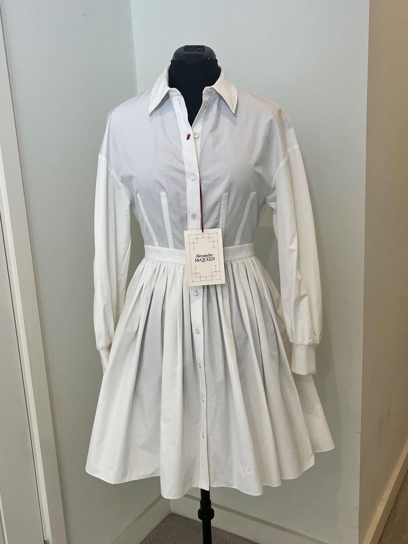 Cotton Poplin Shirt Dress