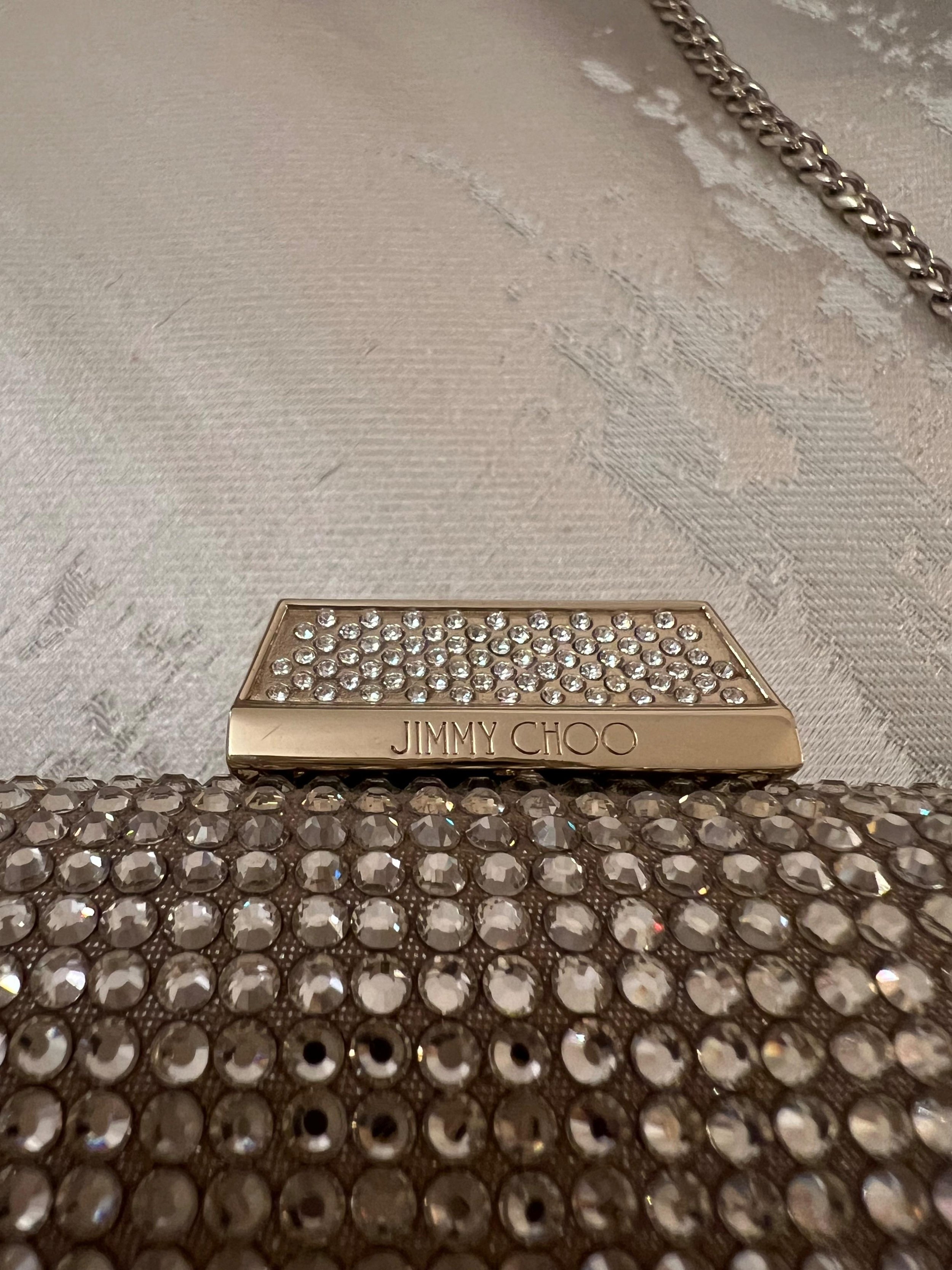 Jimmy Choo Crystal Clemmie Clutch