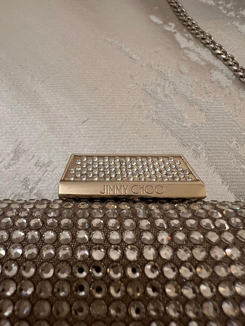 Jimmy Choo Crystal Clemmie Clutch