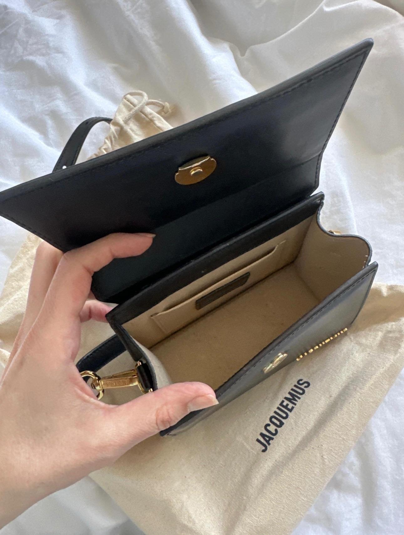Jacquemus Black Leather Le Chiquito Bag