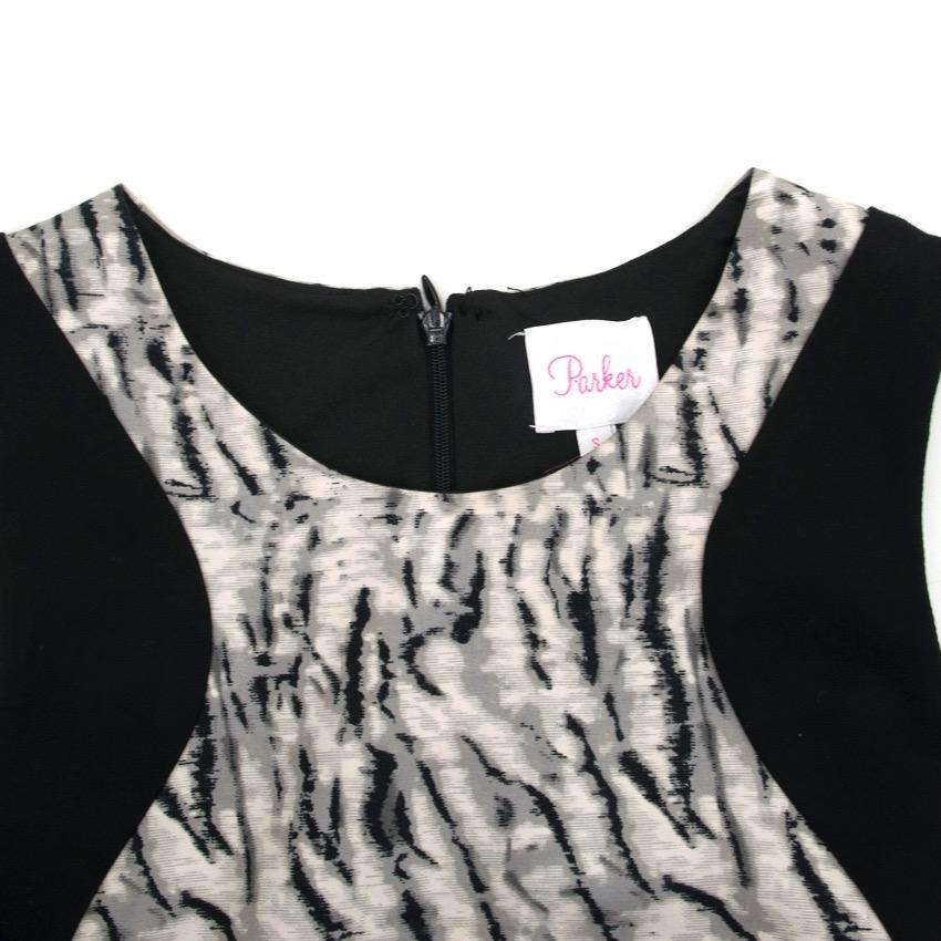 Parker Black Pattern Bodycon Dress