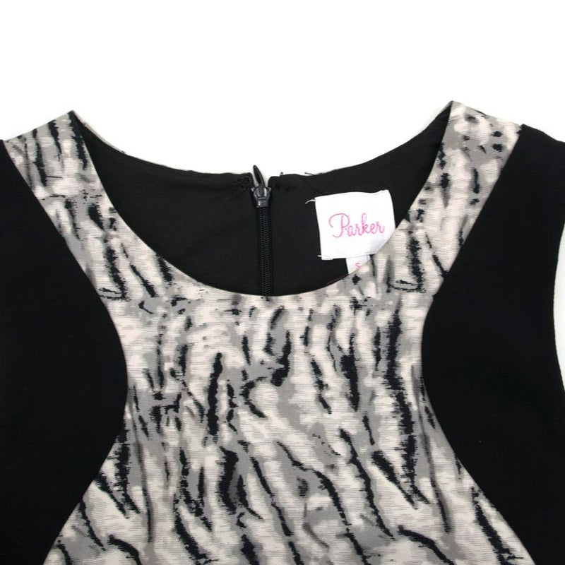 Parker Black Pattern Bodycon Dress