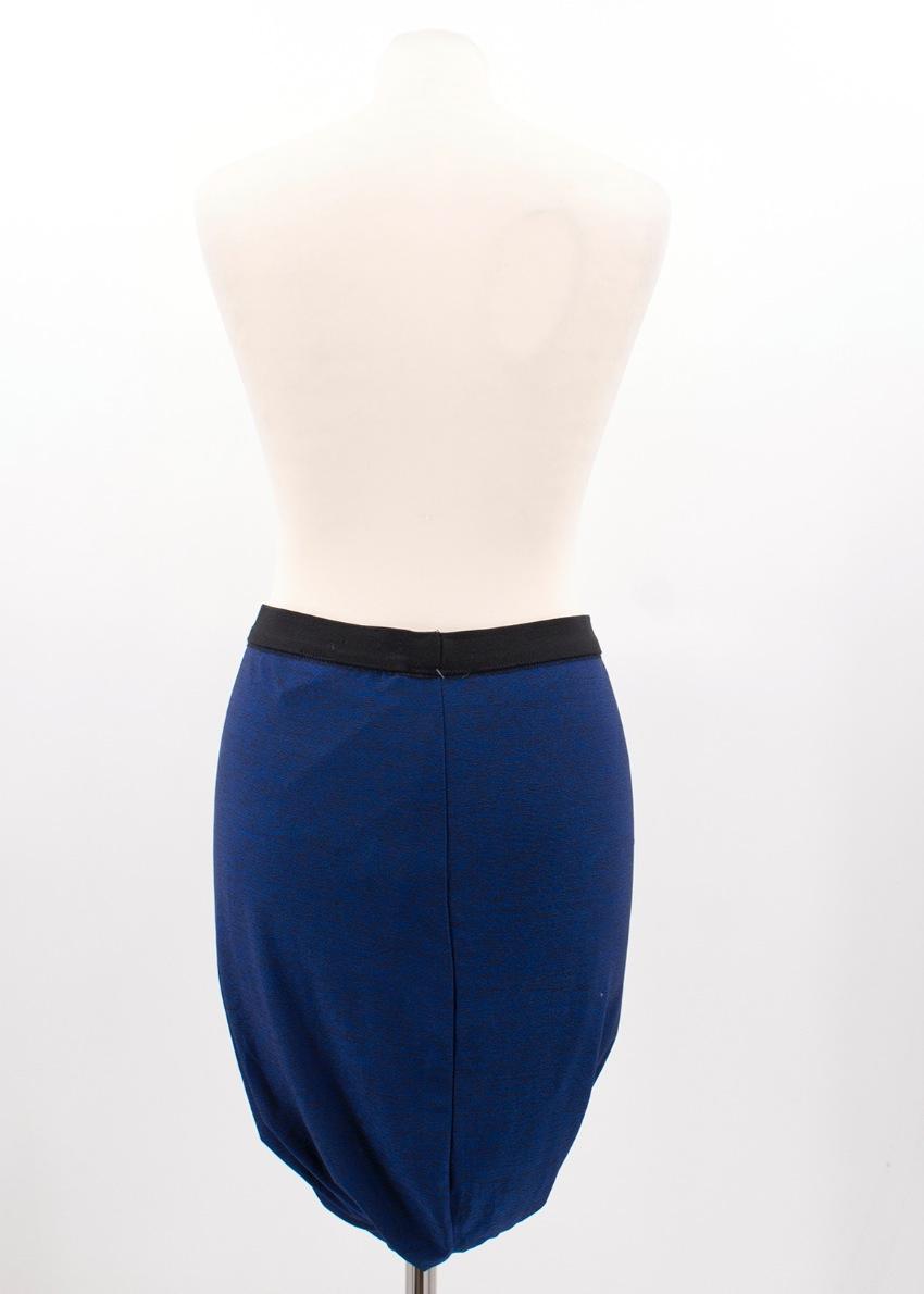 T by Alexander WangSet of two draped & fitted skirts in blue and black