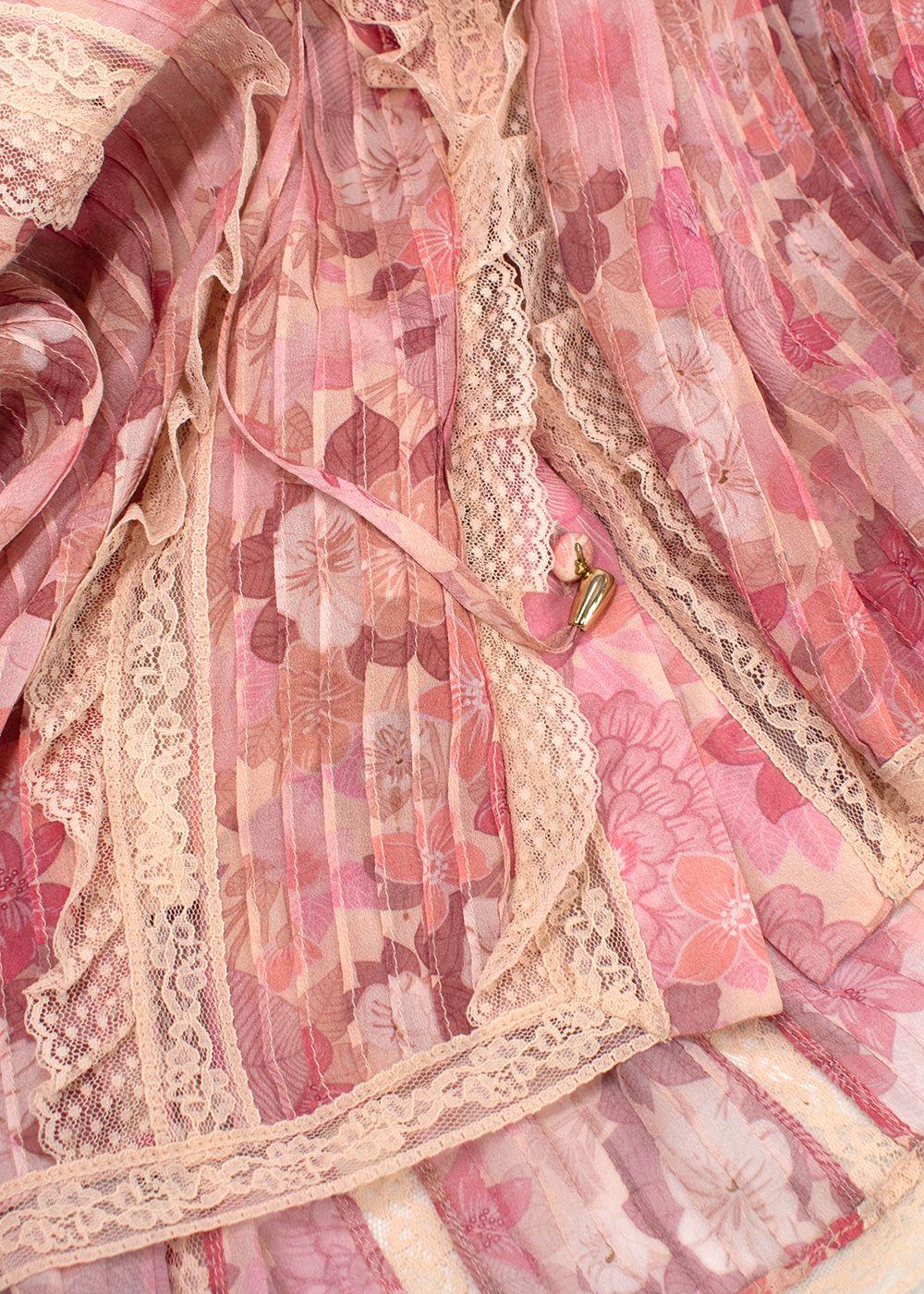 Zimmermann Concert pintuck-detail midi dress