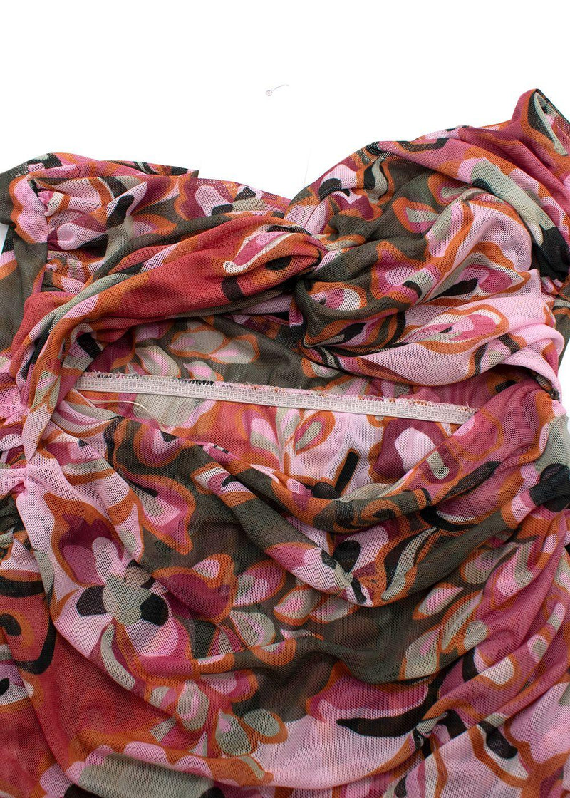 Misa Los Angeles Floral Resort Batik Mesh Alethea Dress