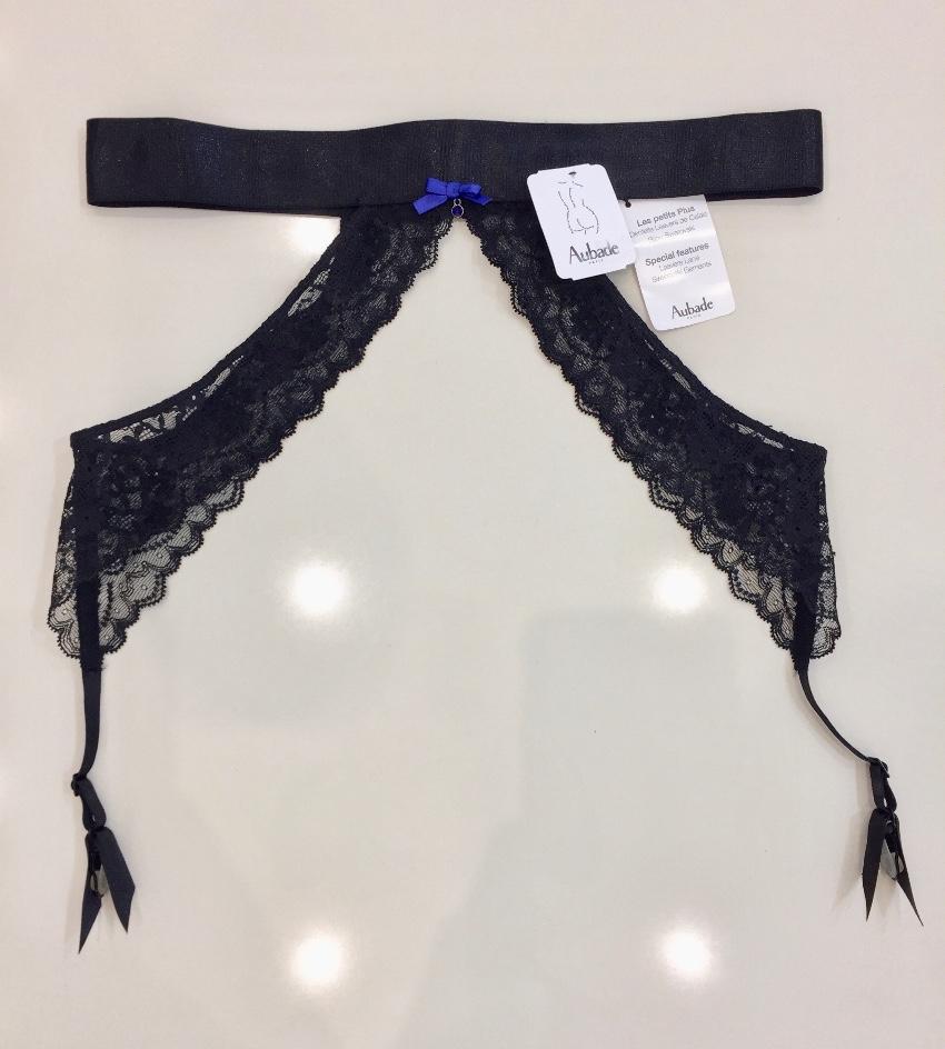 Aubade Paris Leavers Lace Suspender Belt