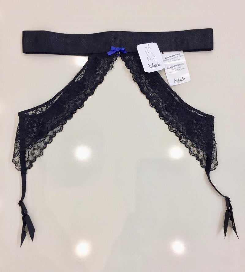 Aubade Paris Leavers Lace Suspender Belt