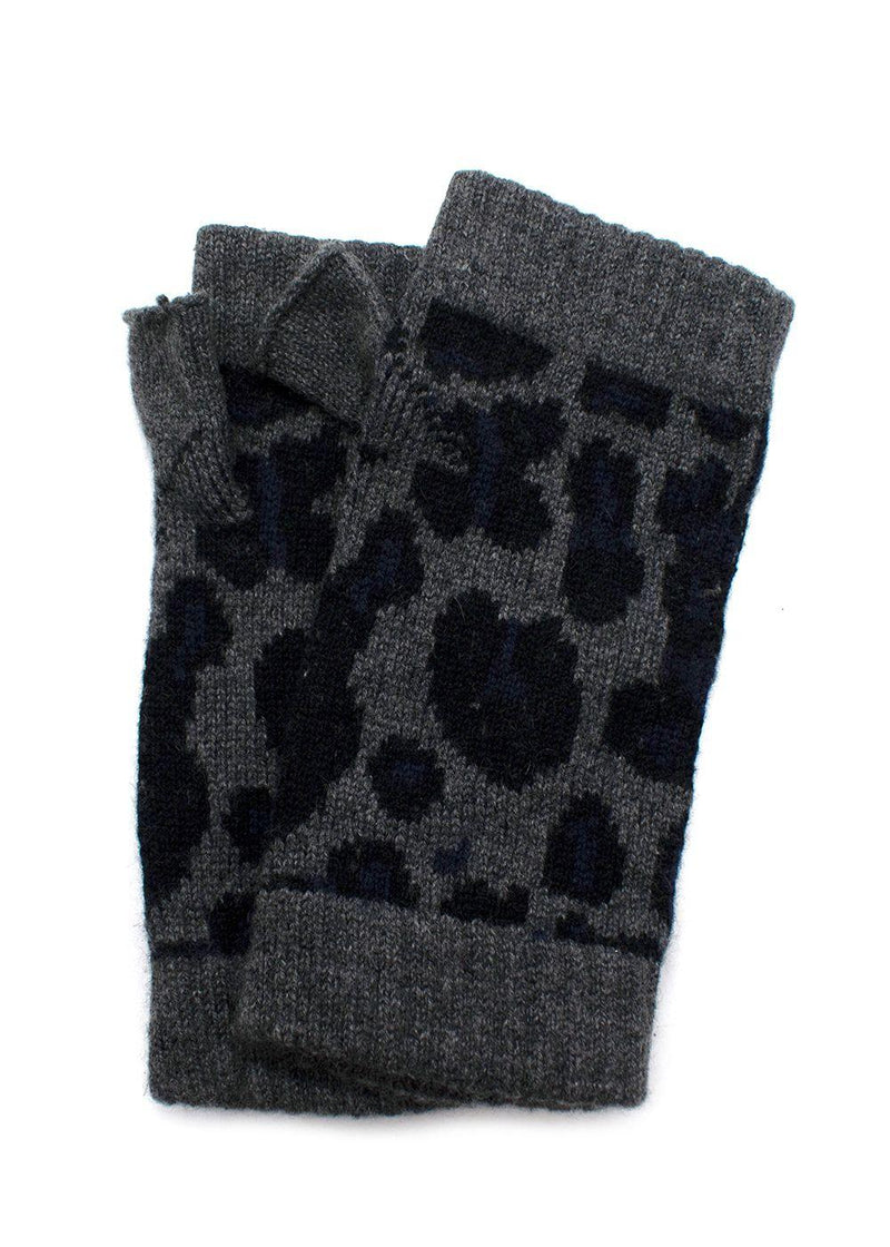Bespoke Leopard Print Mittens