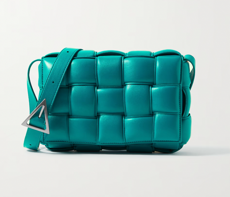 Cassette Small Padded Intrecciato Shoulder Bag