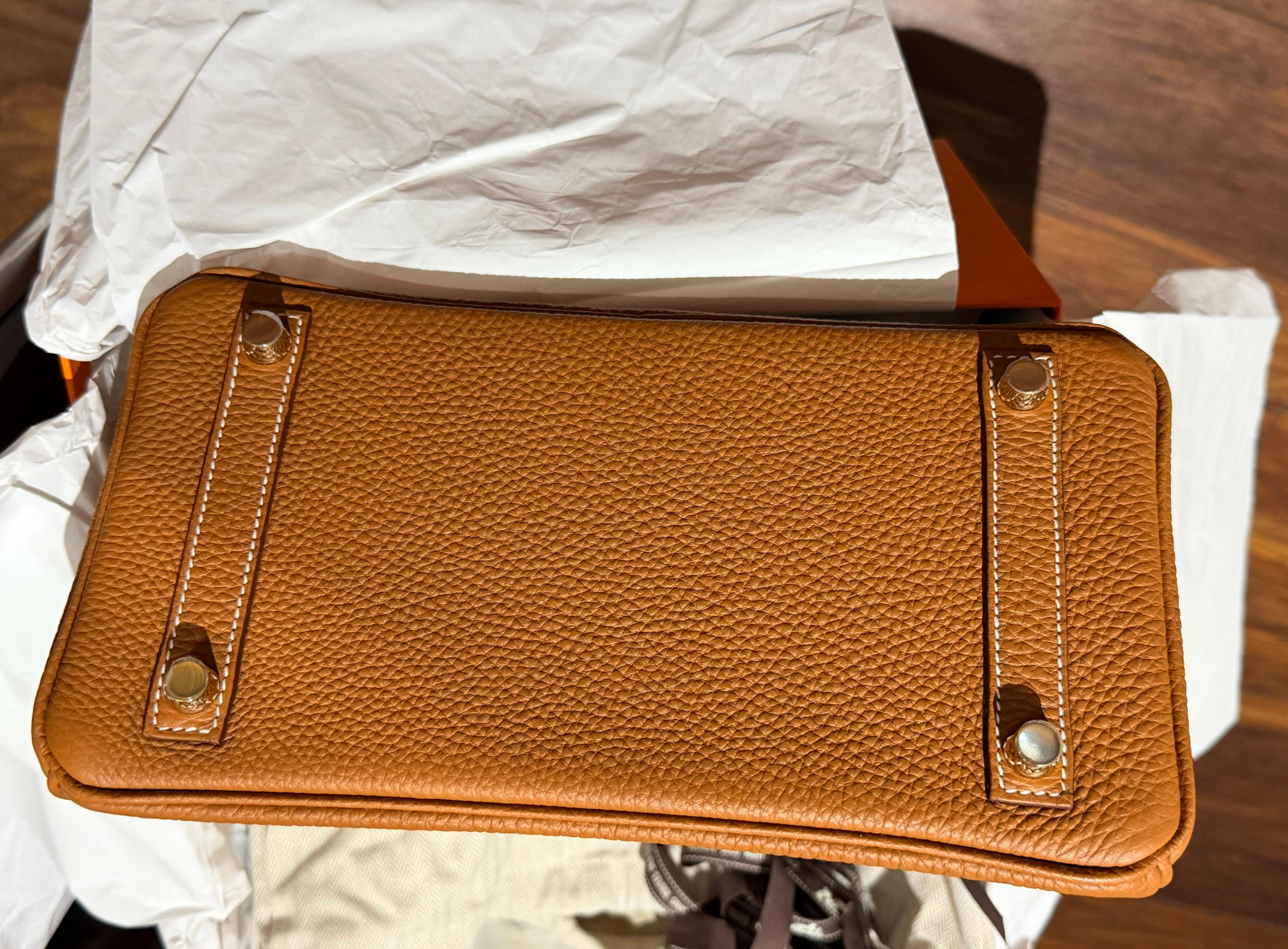 Hermes Gold Togo Birkin 25