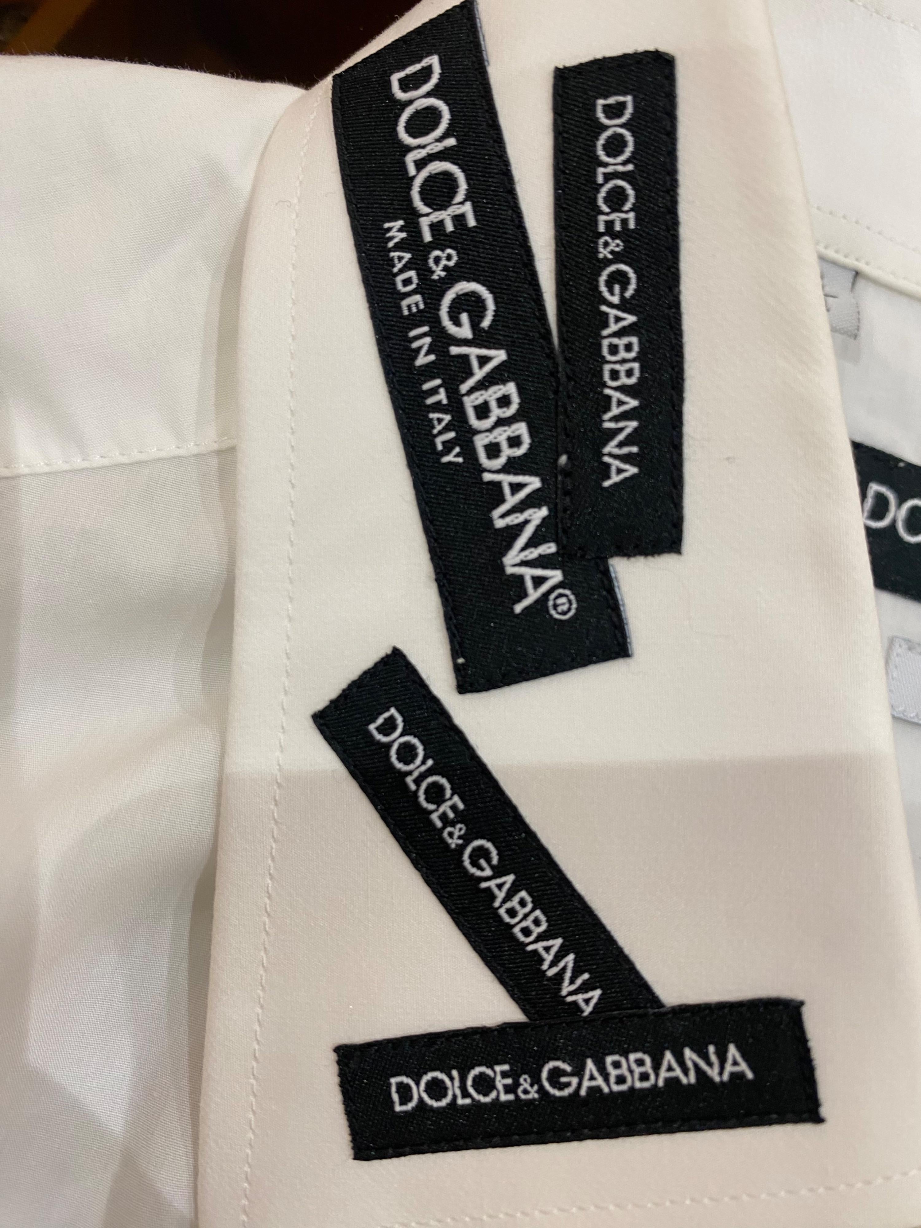 White Cotton Martini Shirt
