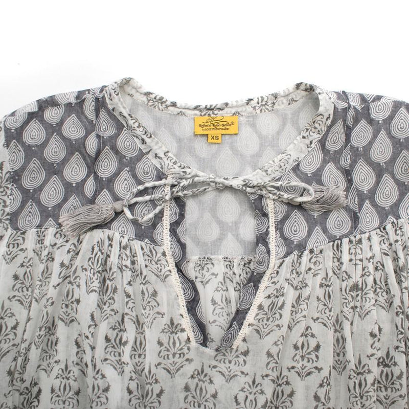 Roberta Roller Rabbit ornate-print cotton tunic