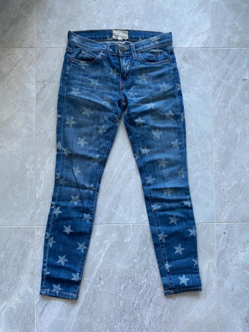 Current/Elliott Star Print Skinny jeans