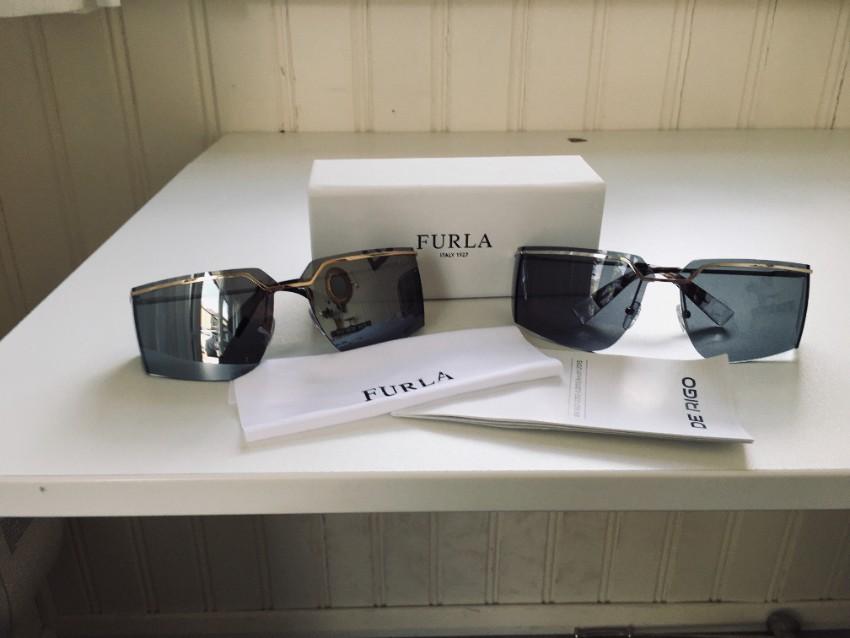 Furla De Rigo Rimless Shield Sunglasses