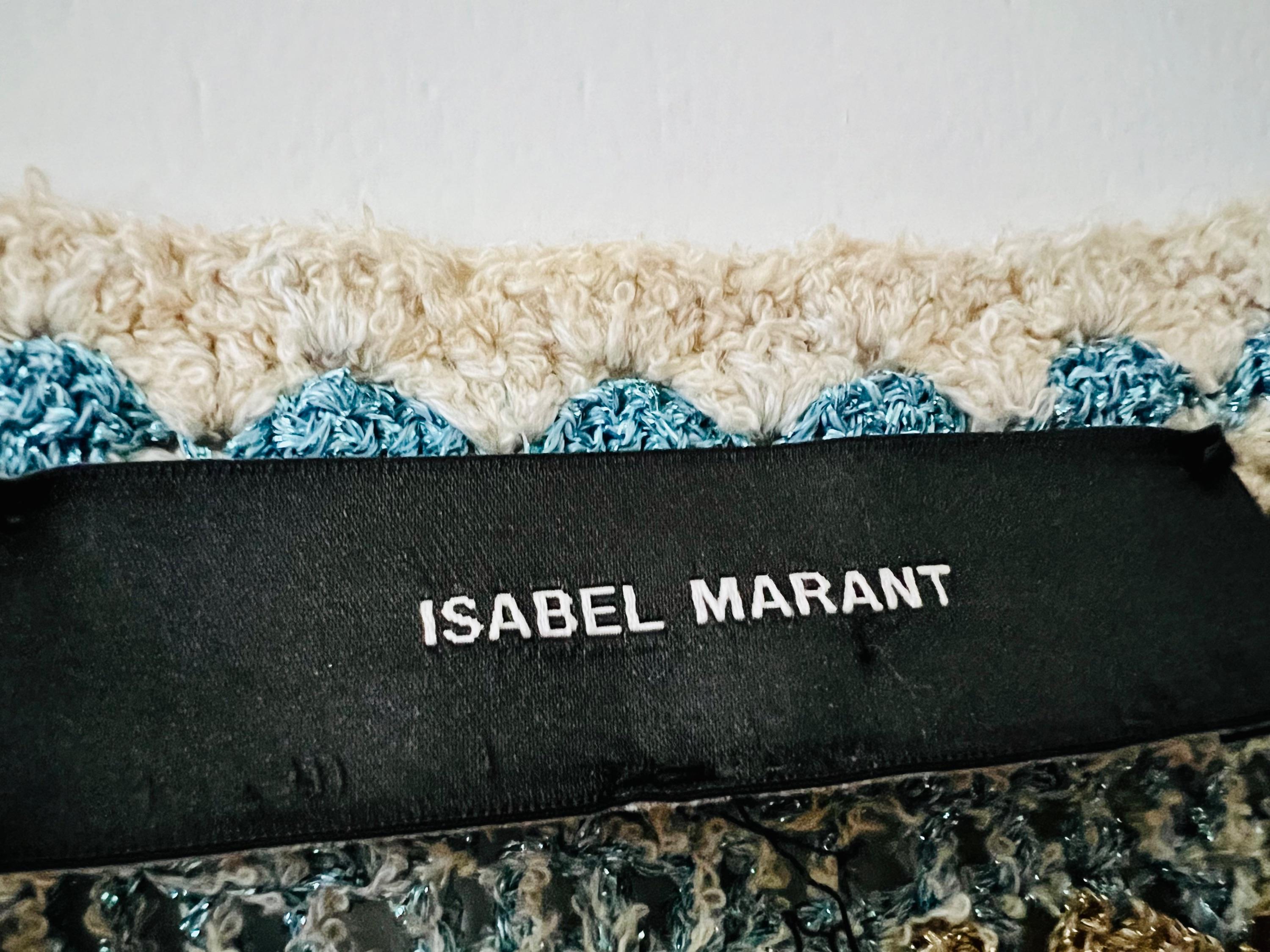 Isabel Marrant Multicoloured Crochet Cardigan