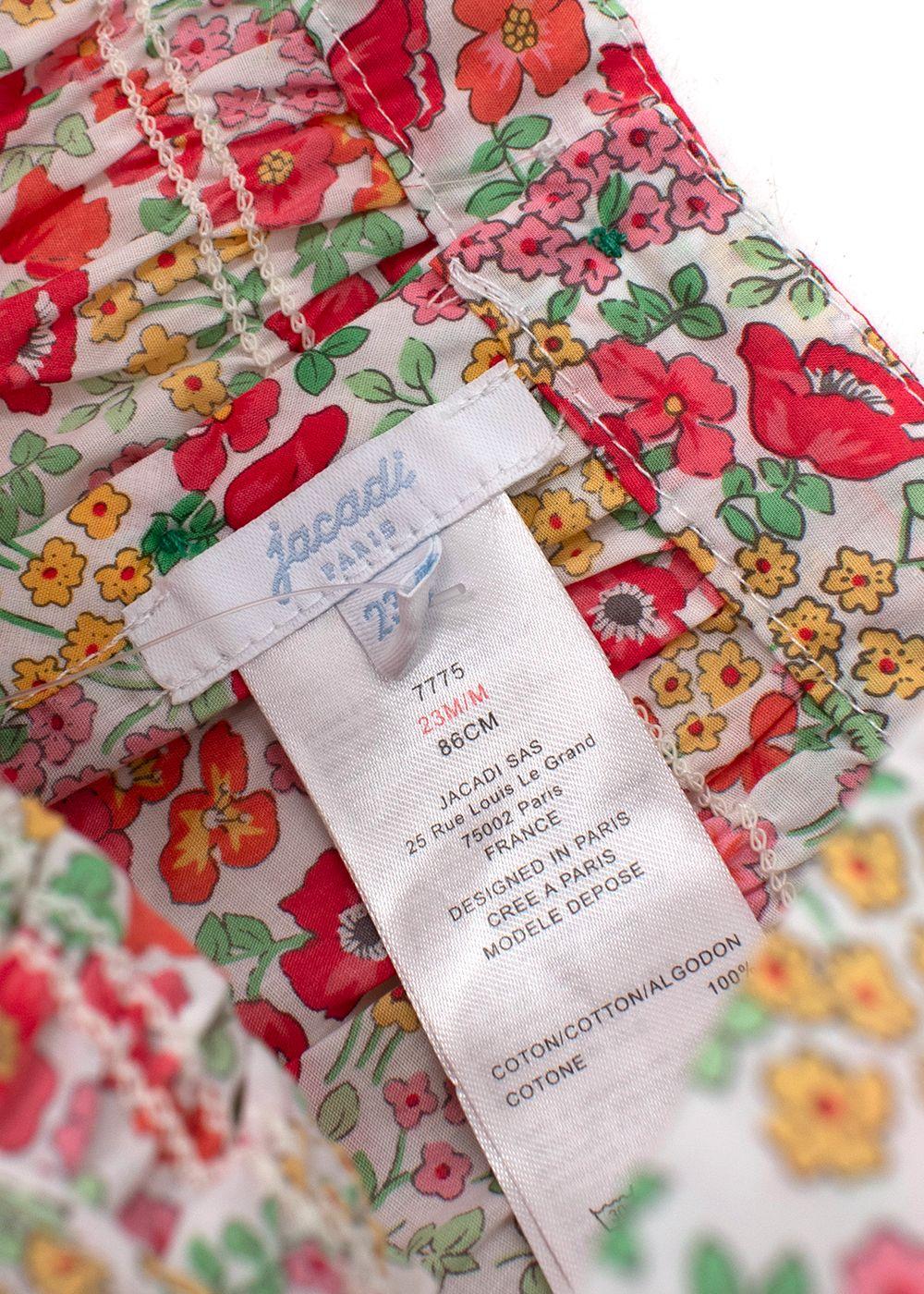 Jacadi Paris Kids Cotton Floral Playsuit