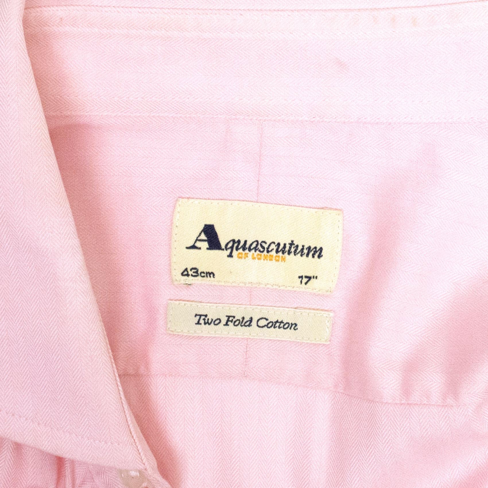 Aquascutum two fold cotton shirt