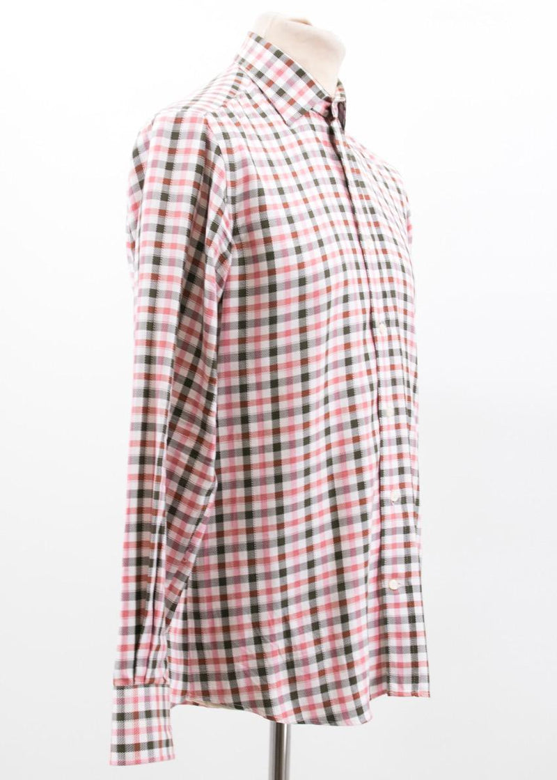 Etro Multicolored Plaid Shirt