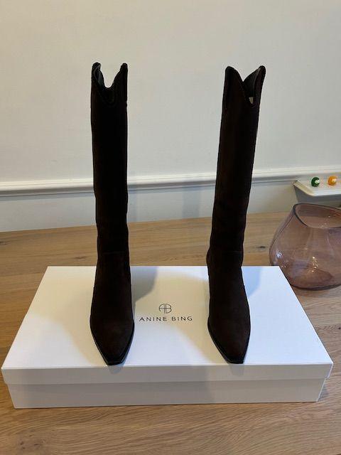 Anine Bing Brown Suede Tania Boots