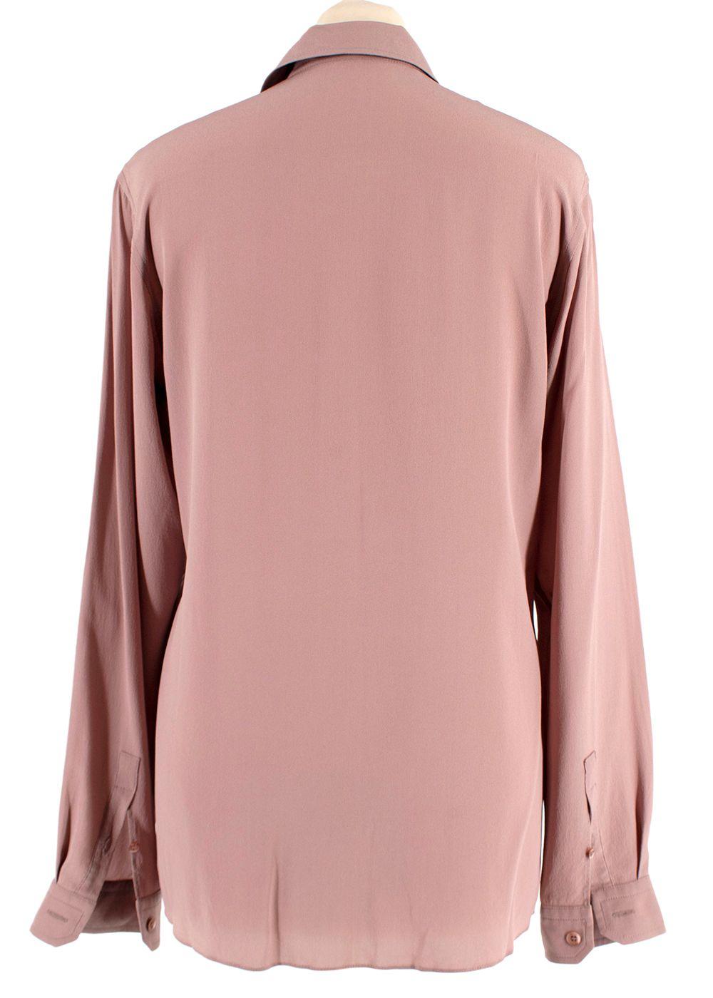 Gucci Dusky Pink Silk Blouse