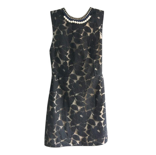 3.1 Philip Lim Nude/Black Floral Mini Dress